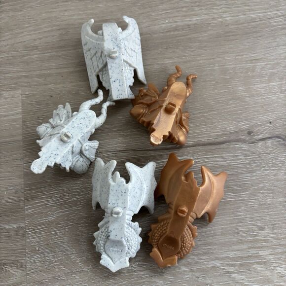 Fisher Price Imaginext Medieval Battle Castle Replacement Gargoyles Lot of 5 - Picture 3 of 4